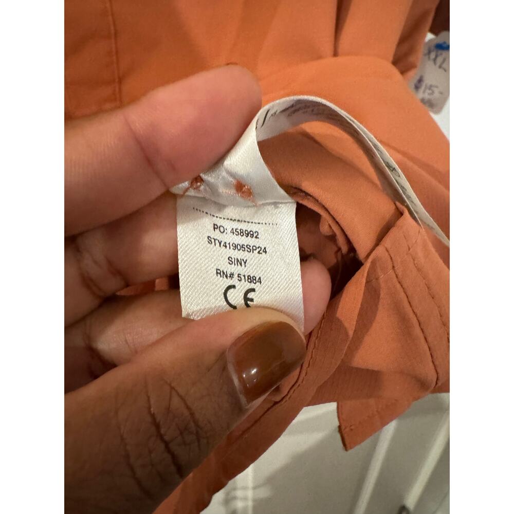 Patagonia‎ Recycled Polyester Button Up Men’s XXL Brown Gorpcore Trail Shirt - Picture 6 of 8